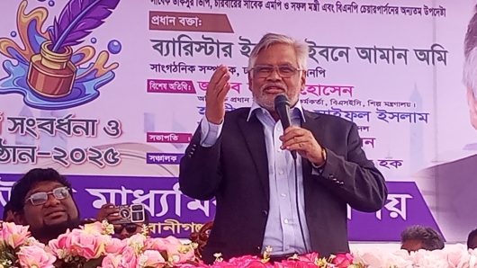 বাংলাদেশের গণতন্ত্রের প্রতিটি মোড়ে ছাত্রদের রক্ত ঘামে লেখা ইতিহাস : আমান